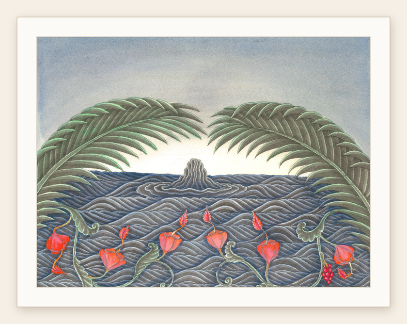 Original Batuan painting by Made Griyawan — a vibrant future