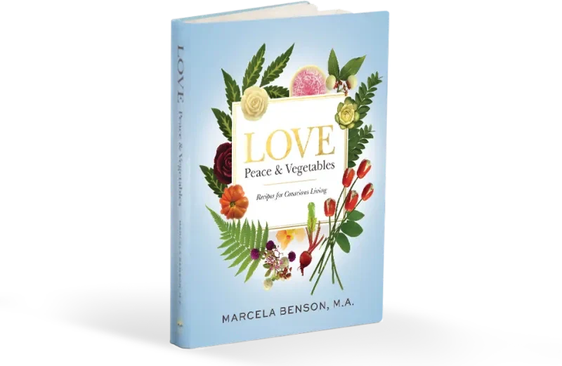 Love, Peace and Vegetables — First Edition cover