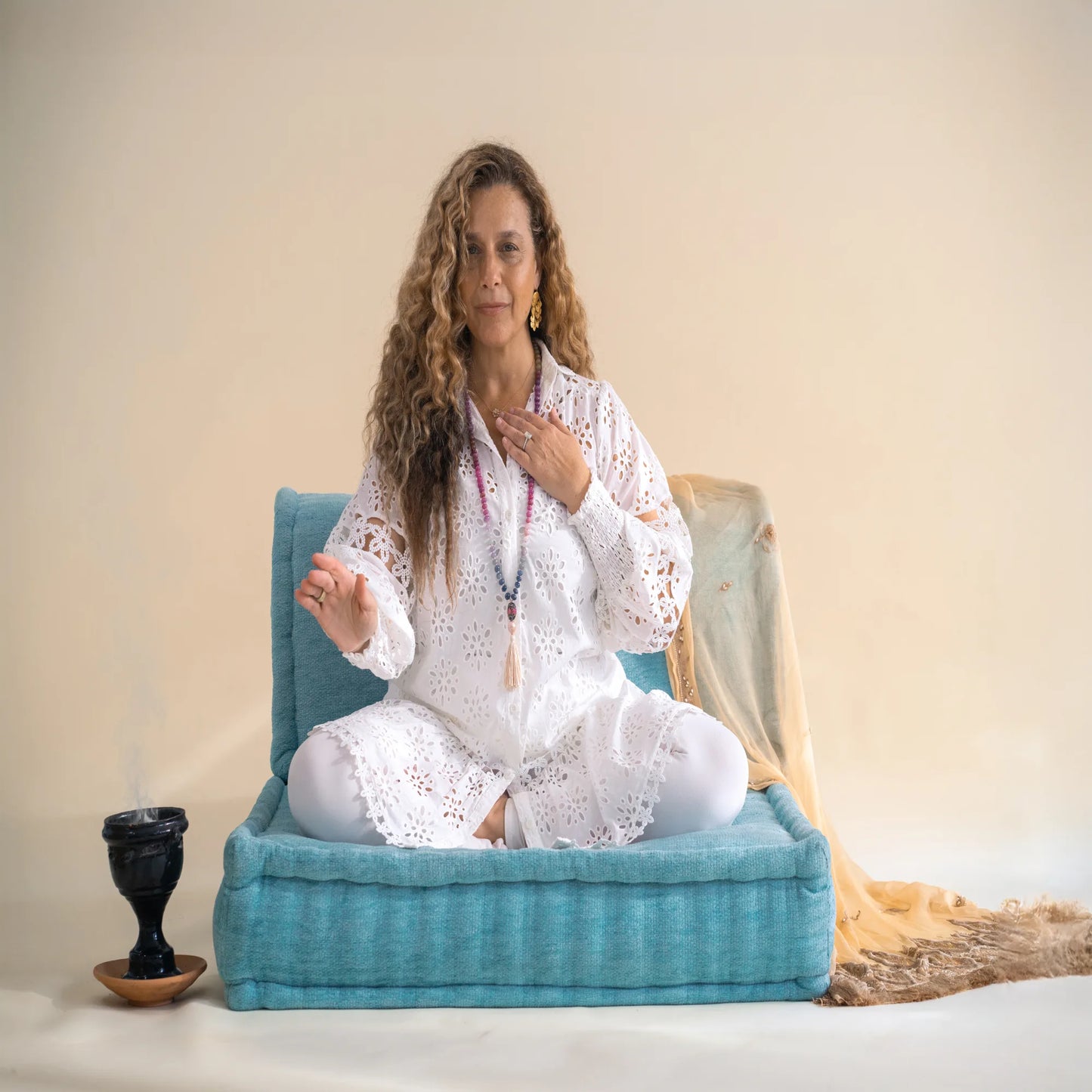 Marcela Benson spiritual nutrition counseling session