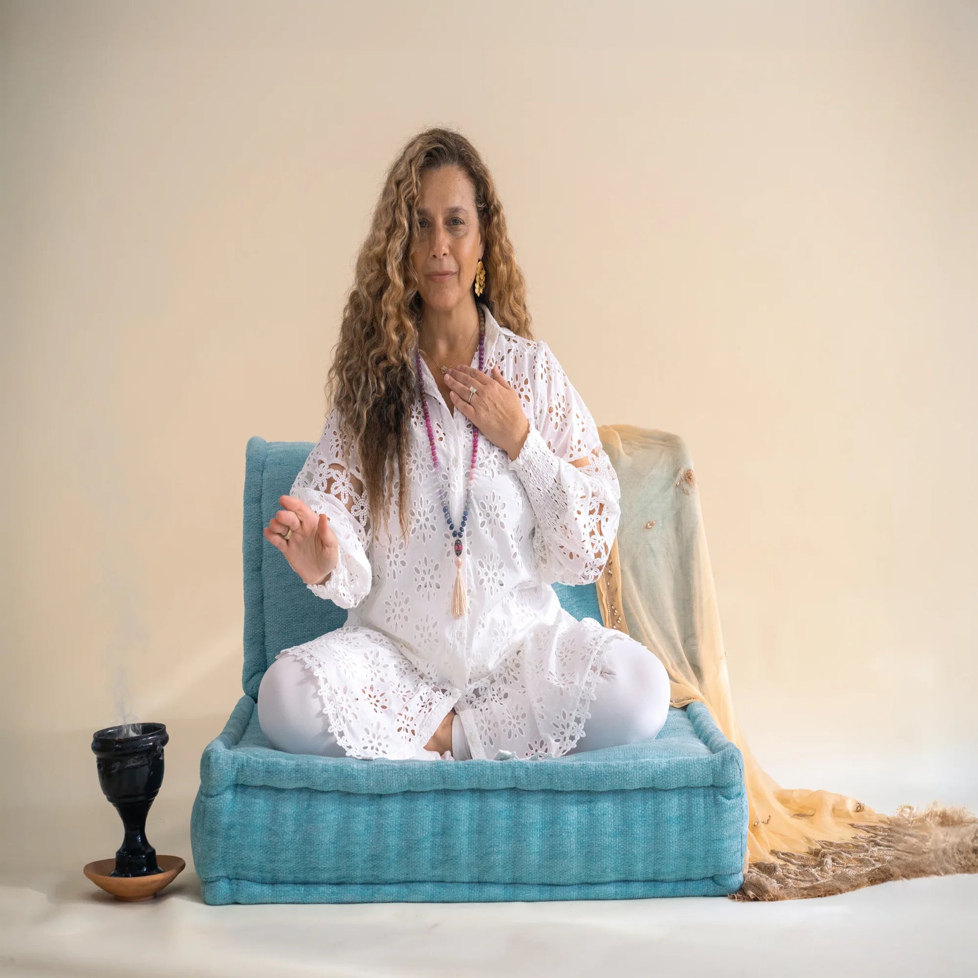 Marcela Benson spiritual nutrition counseling session