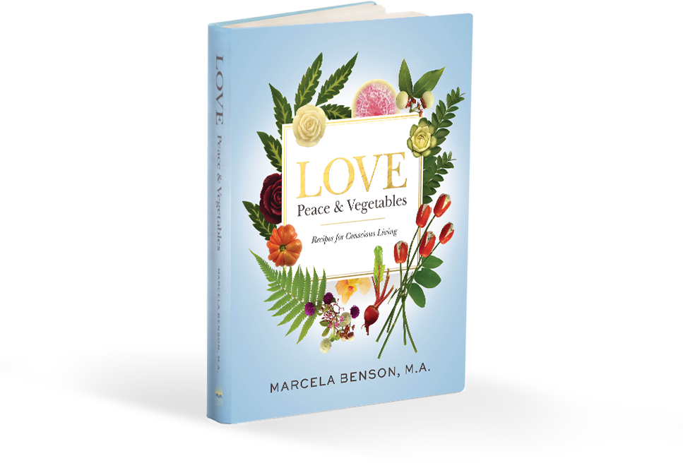 Love, Peace and Vegetables — First Edition cover