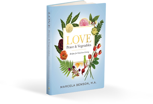 Love, Peace and Vegetables — First Edition cover