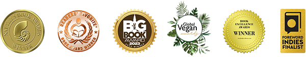 Six international book awards won by Love, Peace and Vegetables